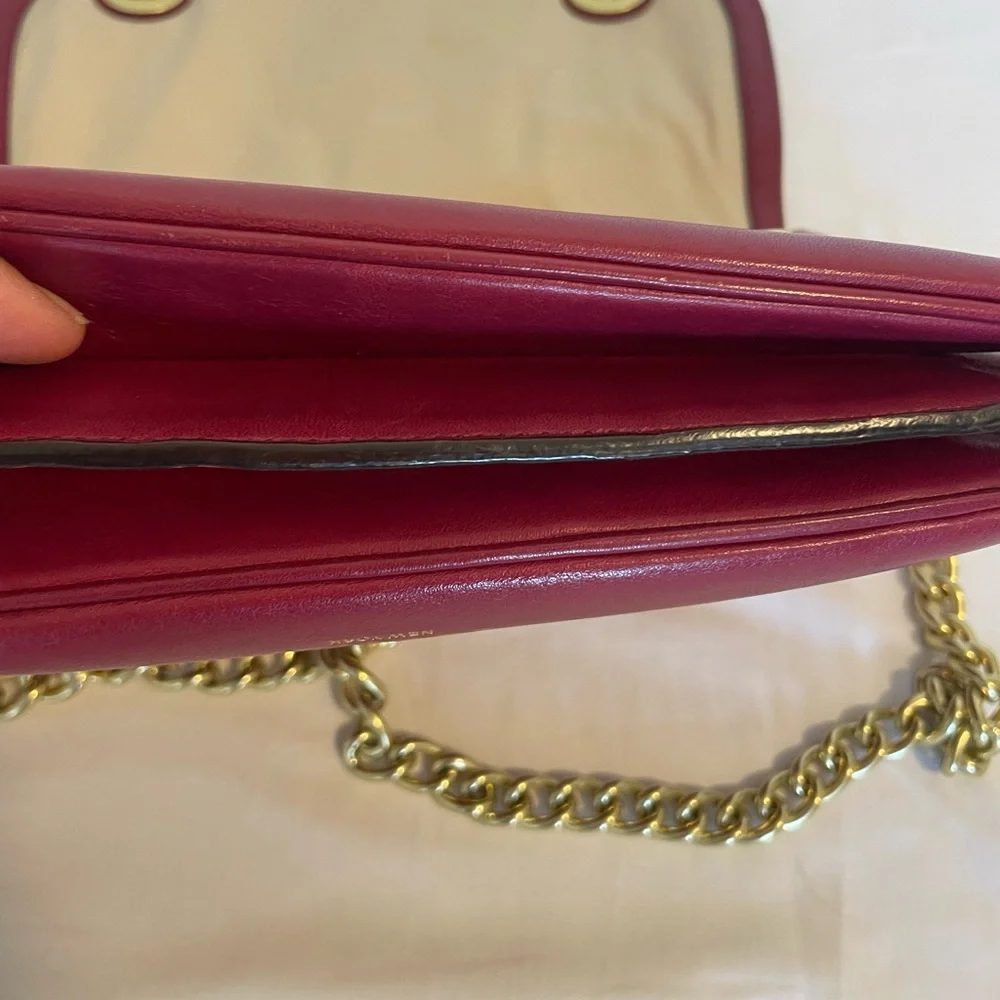 Coach Legacy Double‎ Gusset Flap Chain Bag- Vintage